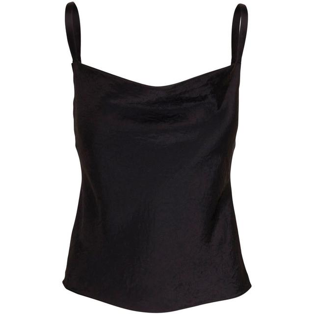Palaidinės moterims, Juoda, Cowl cami top