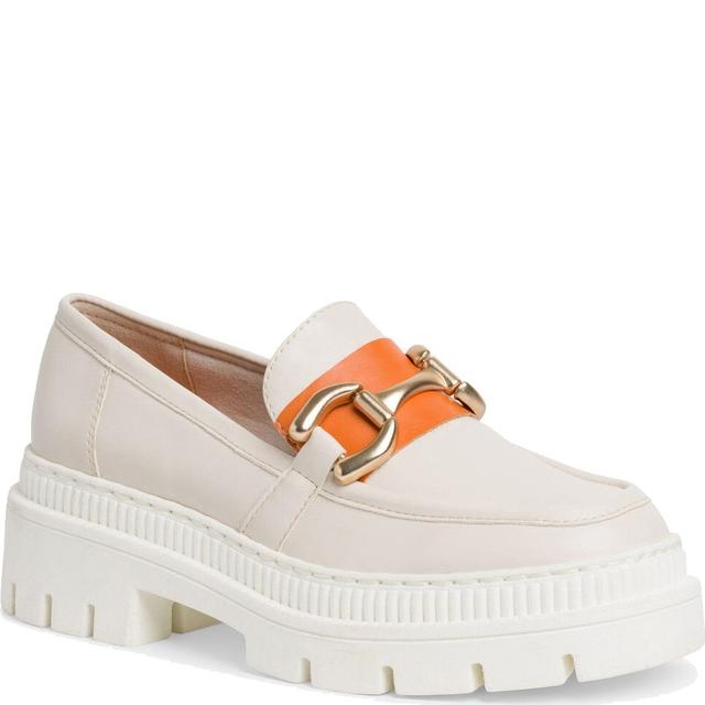 Loaferiai moterims, Smėlio, LOAFERS