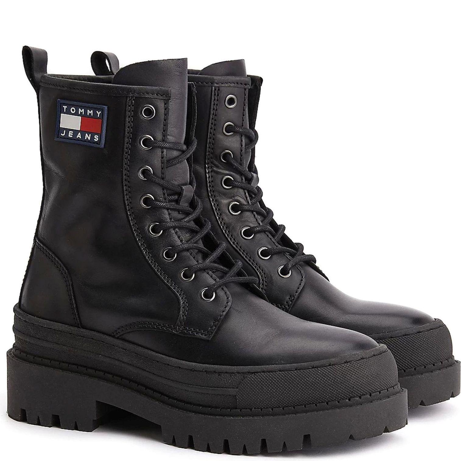 Aulinukai vyrams, Juoda, Foxing lace up booties