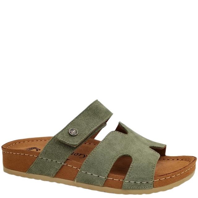 Šlepetės moterims, Žalia, Nana