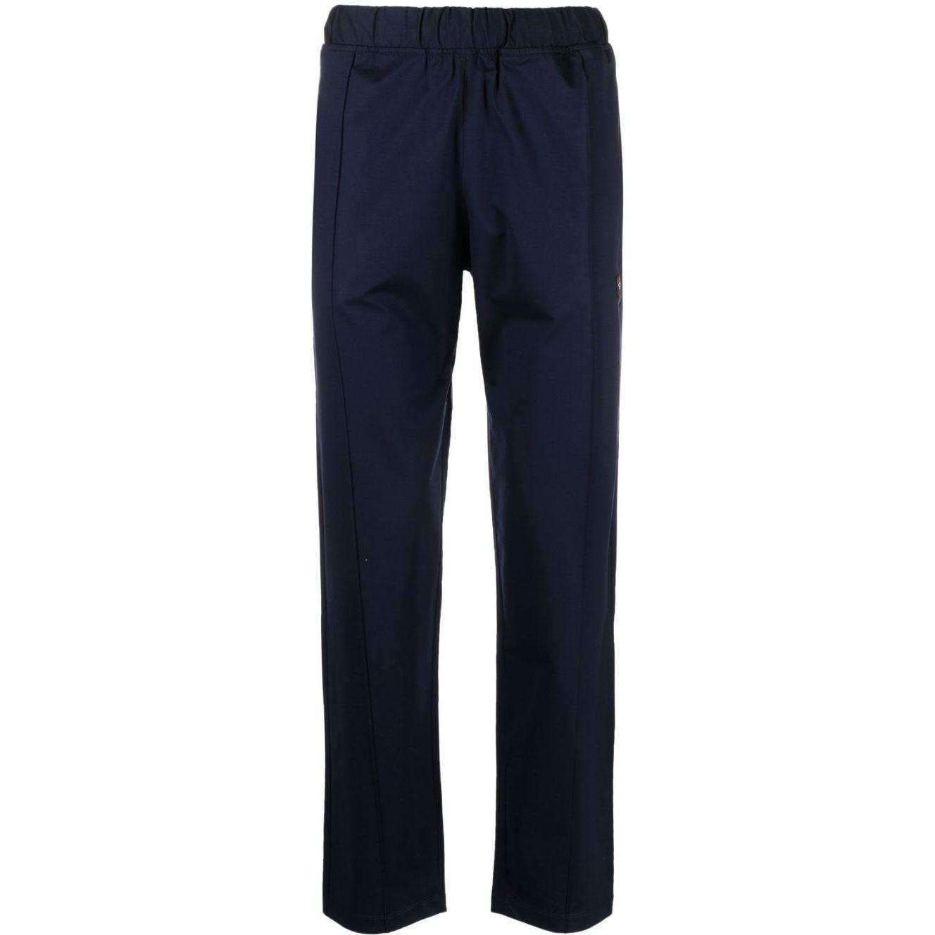 Sportinės kelnės vyrams, Mėlyna, Knitted jogging trousers