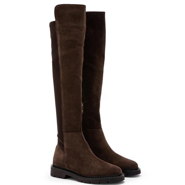 Auliniai moterims, Ruda, Brit stretch boots