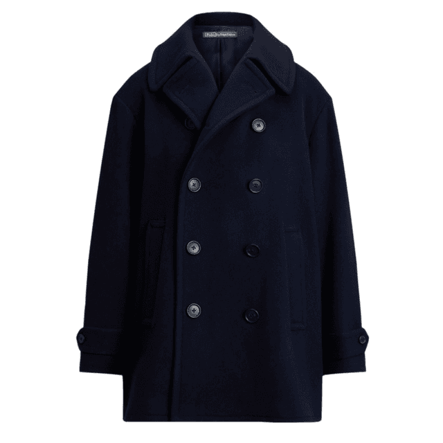 Paltas moterims, Juoda, Peacoat coat