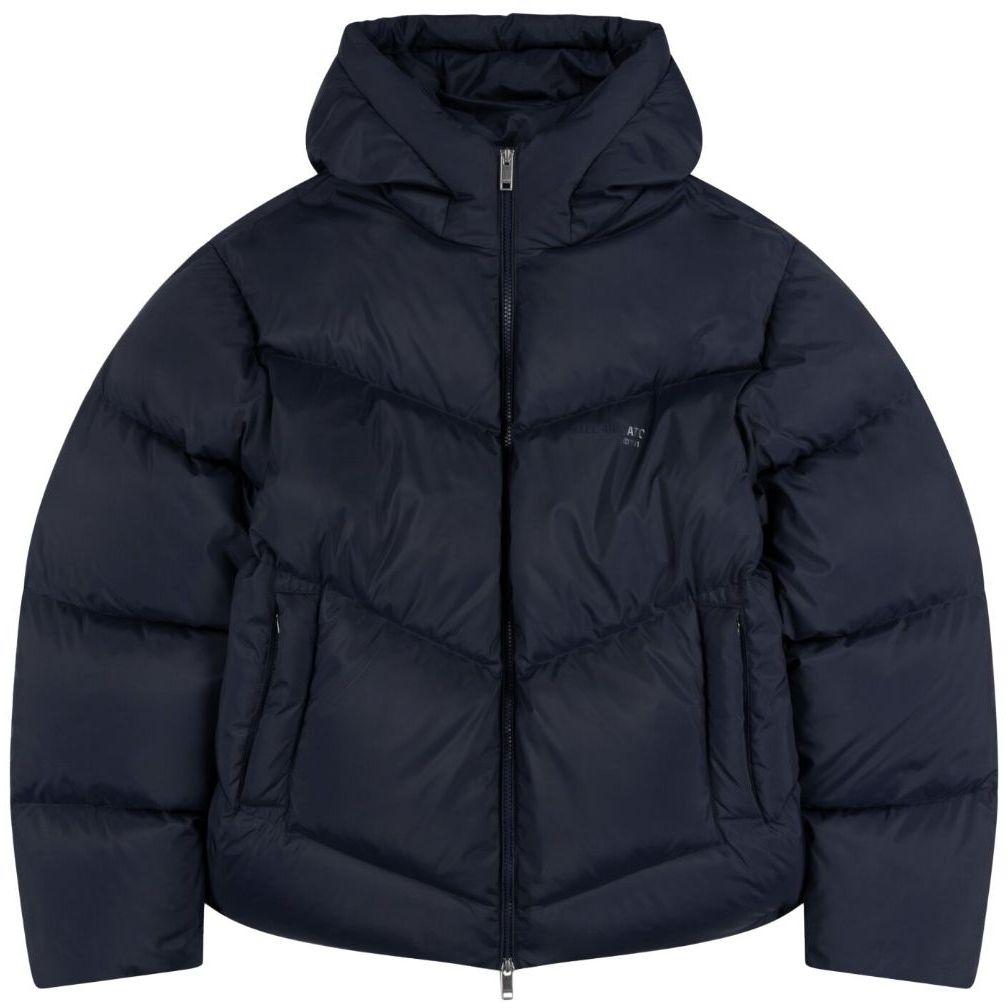 Pūkinė striukė vyrams, Mėlyna, Peak puffer jacket