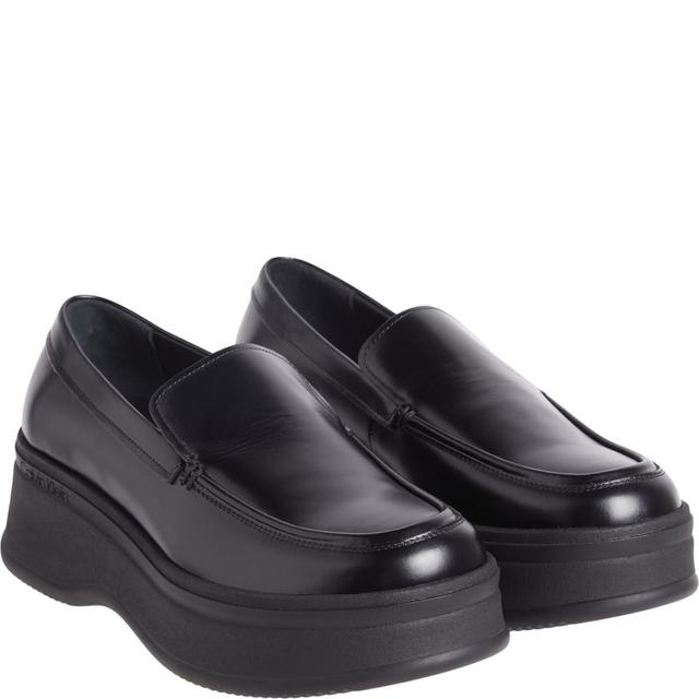 Loaferiai moterims, Juoda, Pitched loafer