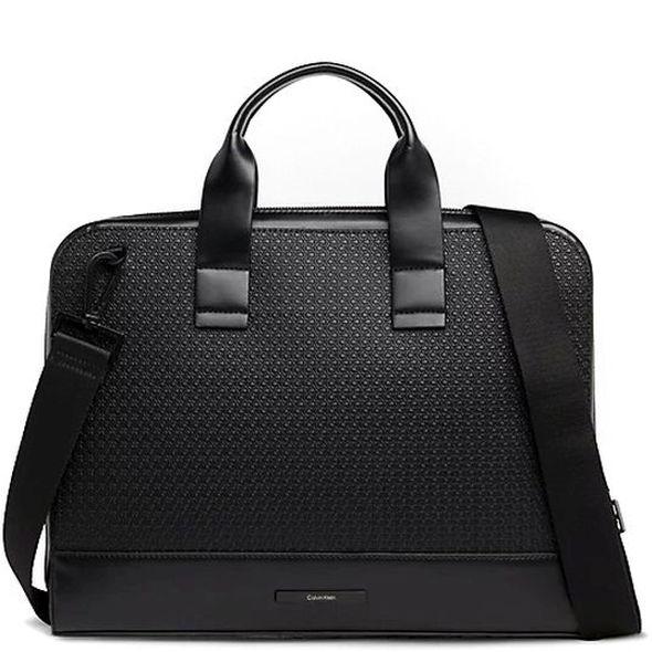 Dėklas kompiuteriui vyrams, Juoda, Modern bar slim laptop bag