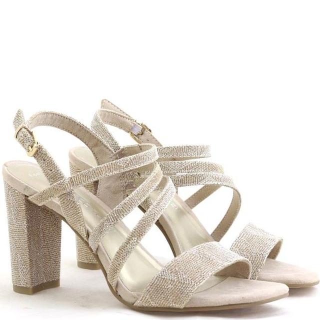 Basutės moterims, Auksinė, SANDALS