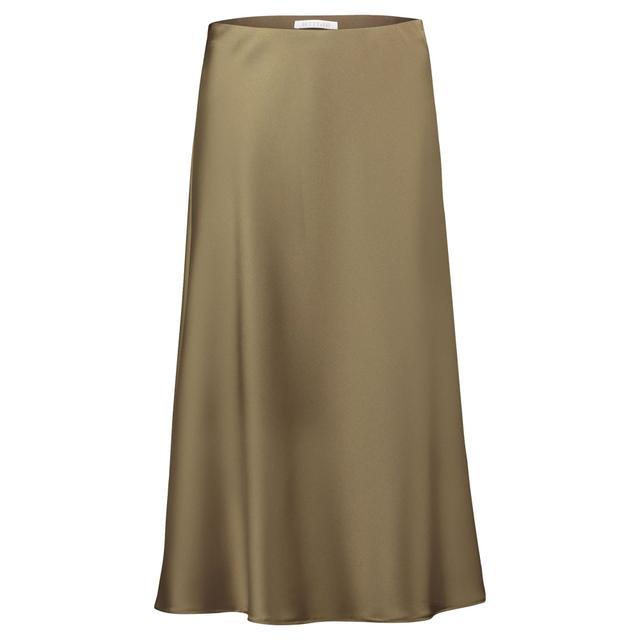 Midi sijonas moterims, Žalia, Mot.sijonas