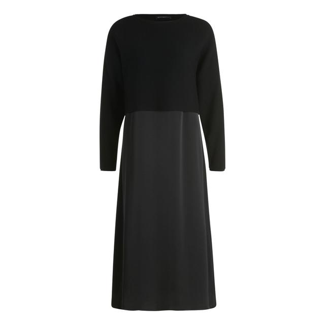 Midi suknelė moterims, Juoda, Mot.suknelė