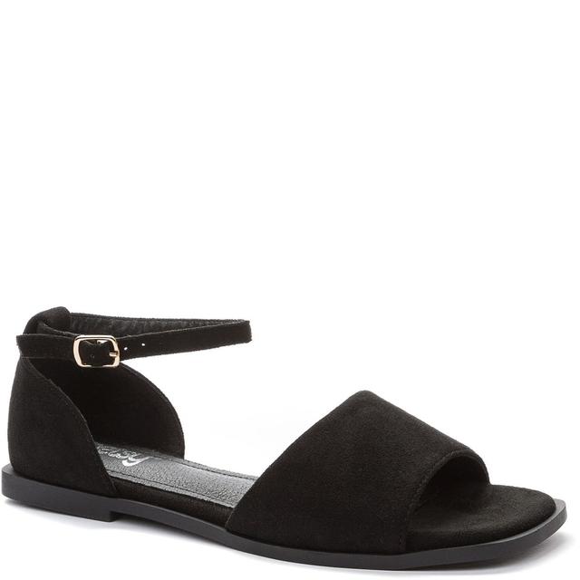 Basutės moterims, Juoda, Sandals