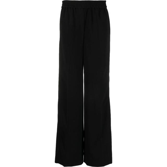 Laisvalaikio kelnės moterims, Juoda, Structure twill elastic pant