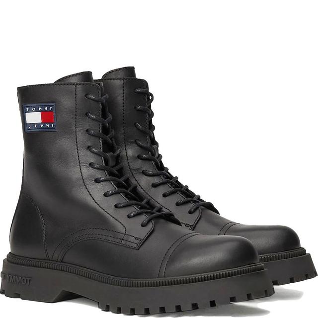 Aulinukai vyrams, Juoda, Lace up mid boot smooth