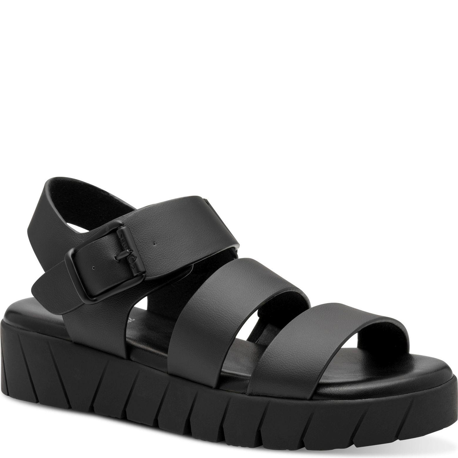 Basutės moterims, Juoda, SANDALS