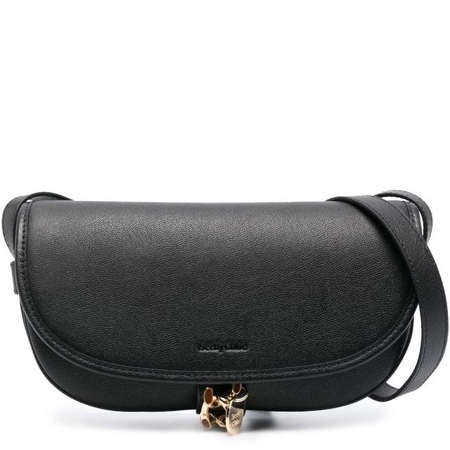 Rankinė per petį moterims, Juoda, Mara baguette bag