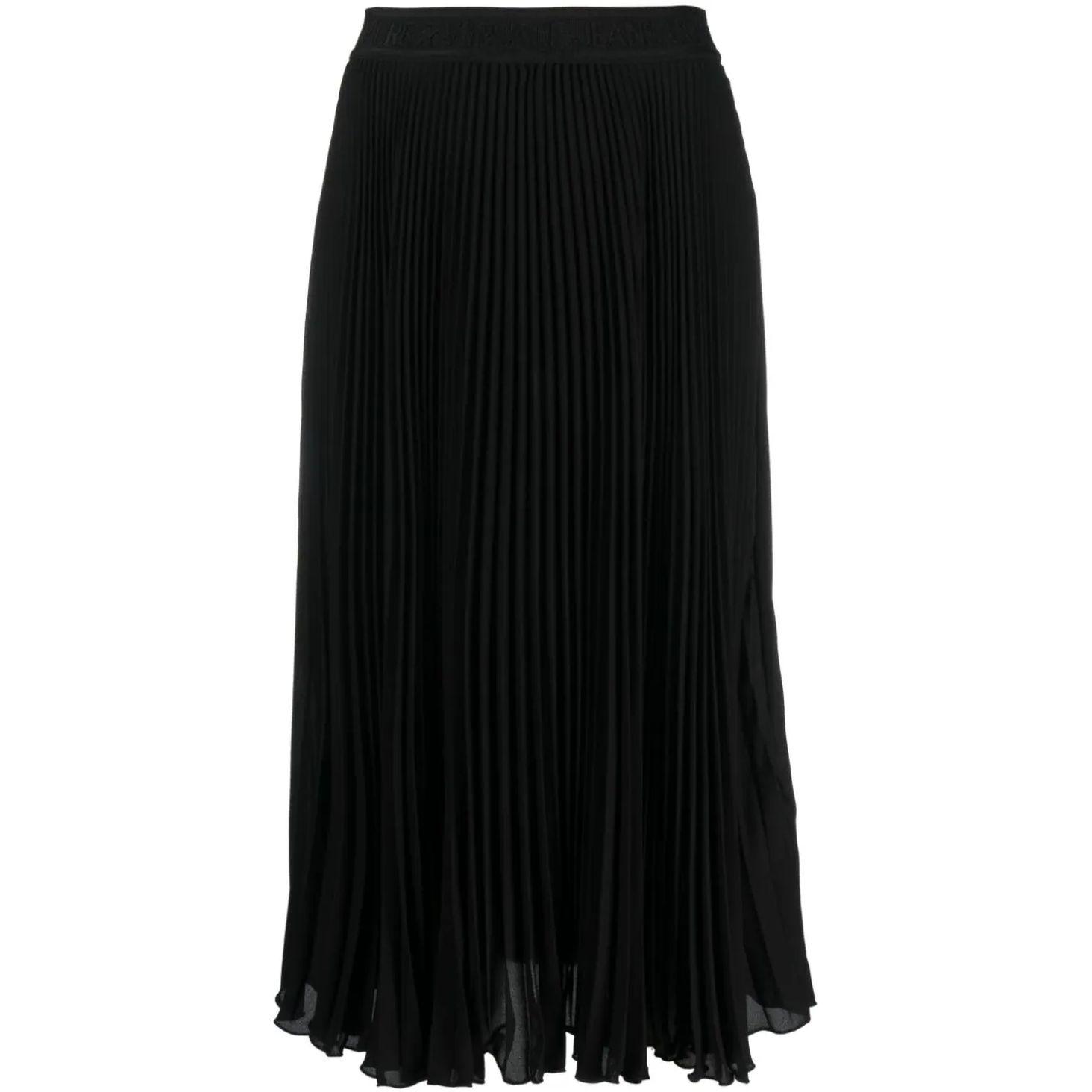 Midi sijonas moterims, Juoda, Midi skirt