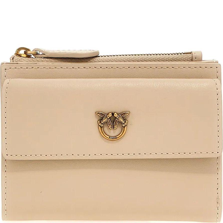 Piniginė moterims, Smėlio, Compact wallet