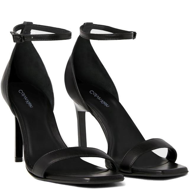 Basutės moterims, Juoda, Heel sandal 90