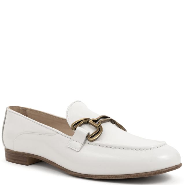 Mokasinai moterims, Balta, Shoes