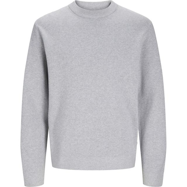 Megztinis vyrams, Pilka, Milano stitch knit crew neck