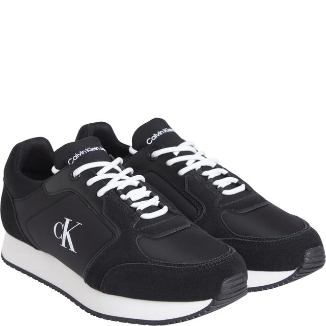 Laisvalaikio bateliai vyrams, Juoda, Runner sock laceup leisure