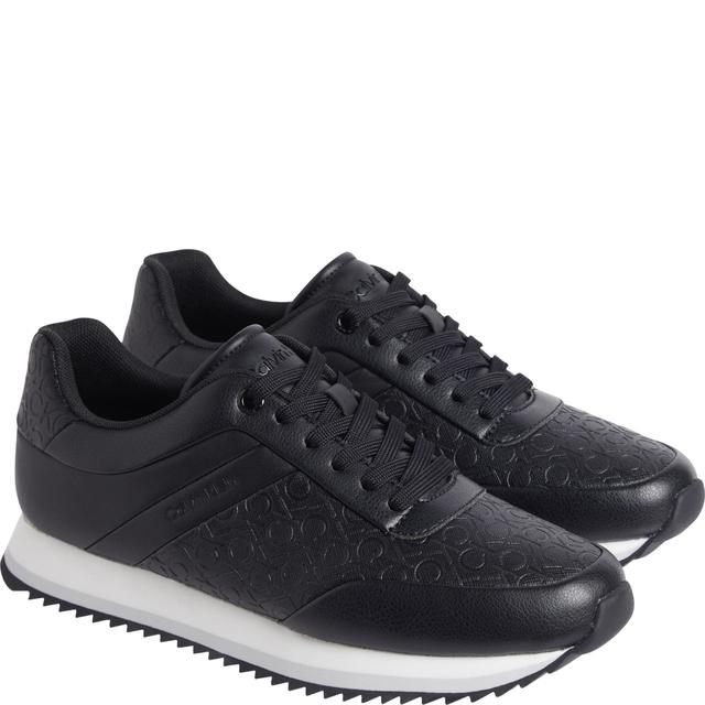 Laisvalaikio bateliai moterims, Juoda, Lace up mono mix leisure