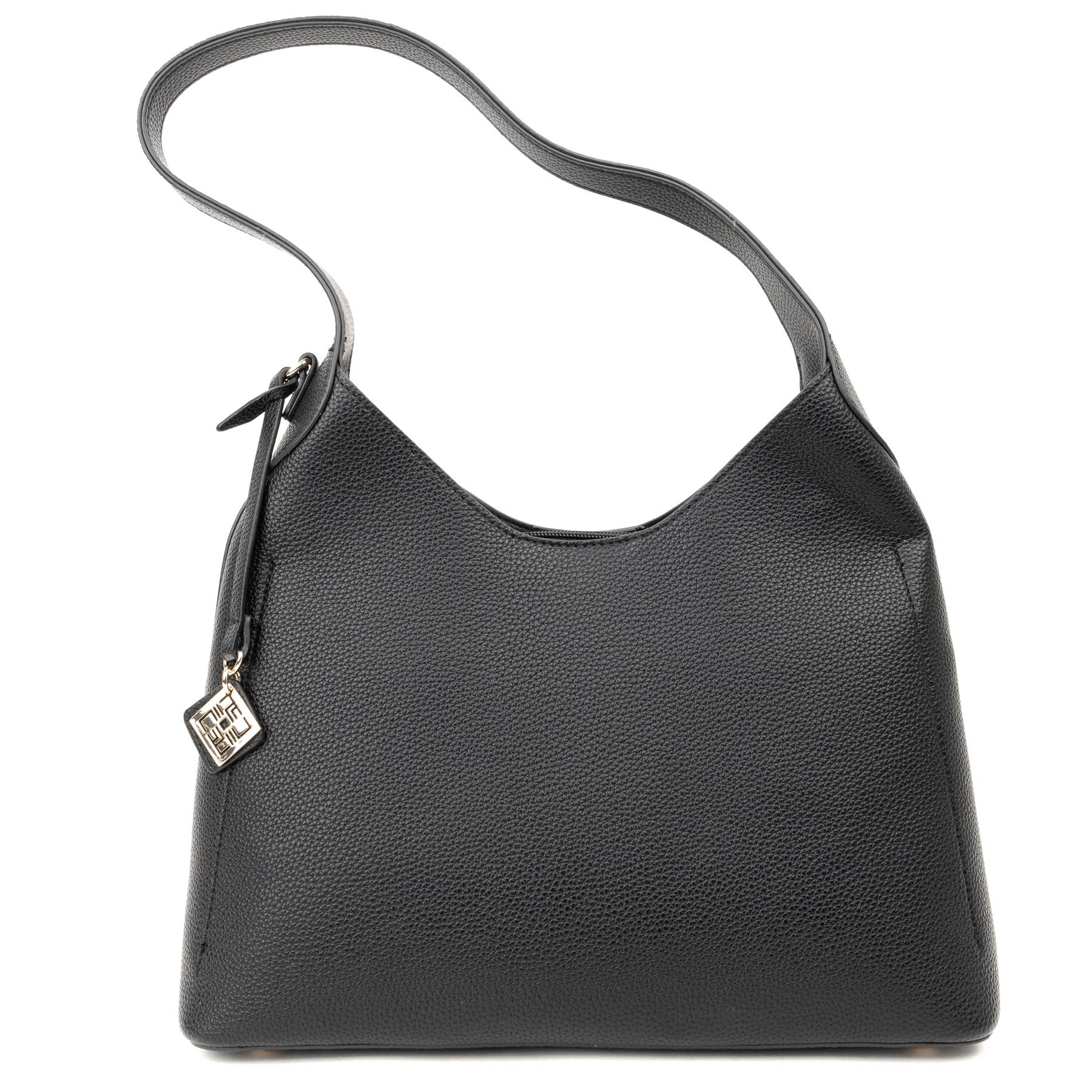 Rankinė per petį moterims, Juoda, Shoul bag