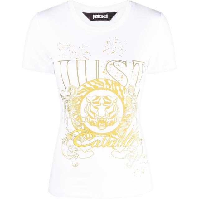 Marškinėliai trump. rankovėmis moterims, Balta, Tiger t-shirt