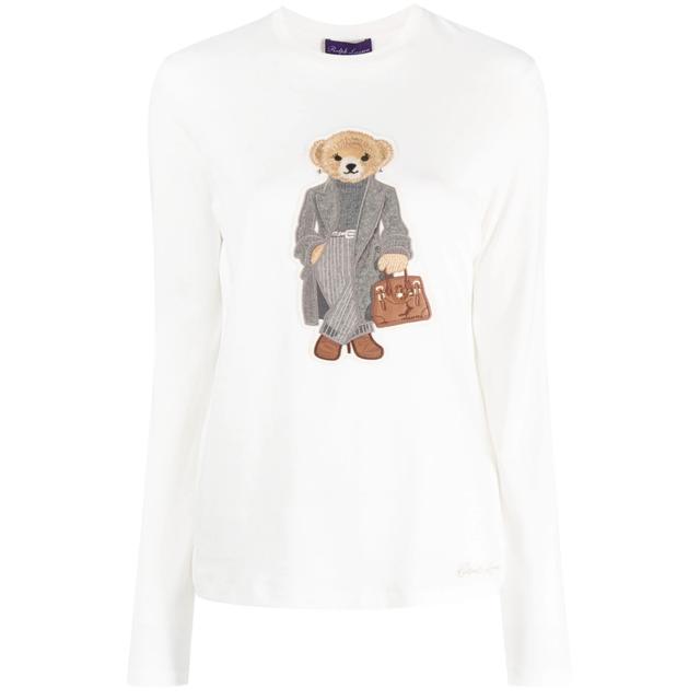 Marškinėliai ilgom. rankovėmis moterims, Kūno, Bear long sleeve t shirt