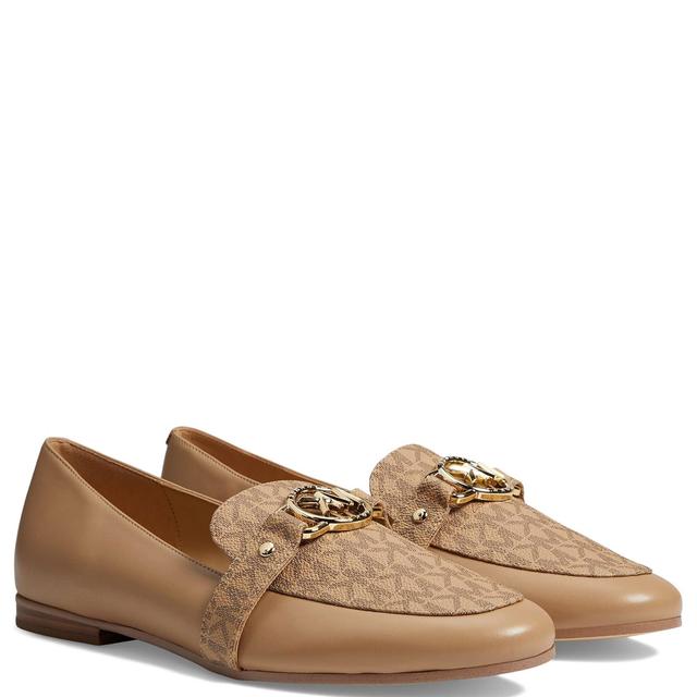 Loaferiai moterims, Ruda, Rory leather logo loafer