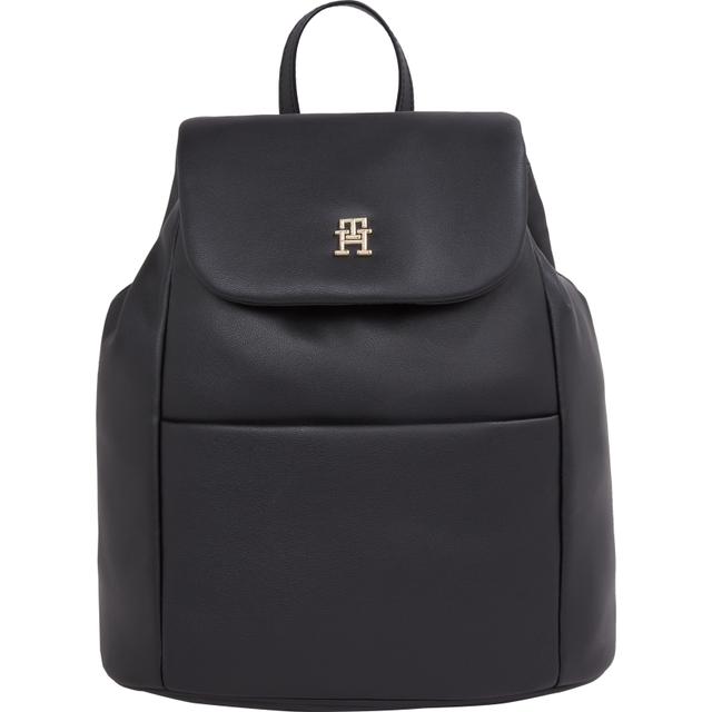 Kuprinė moterims, Juoda, Poppy reform flap backpack