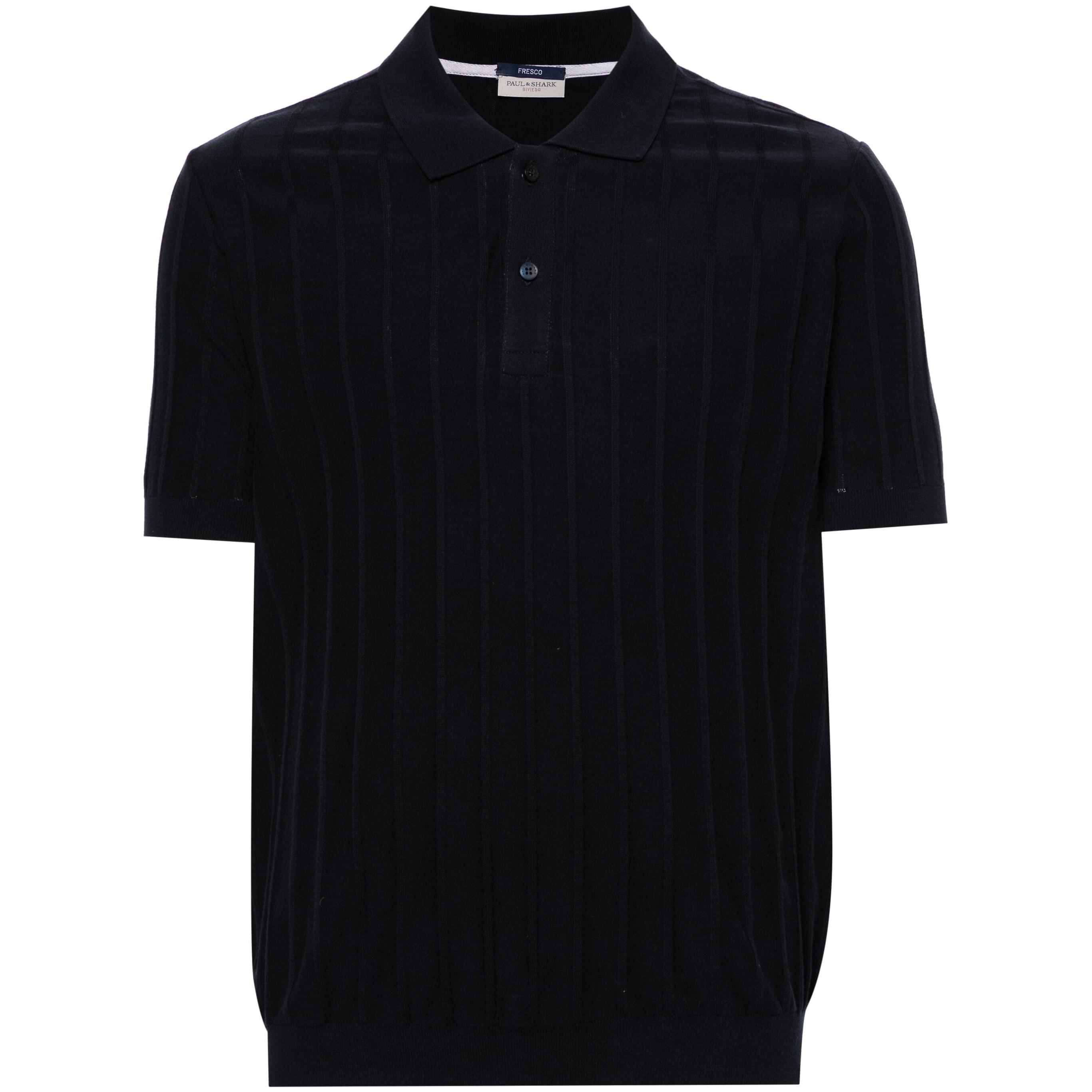 Polo marškiniai trumpos rank. vyrams, Mėlyna, men's knitted poloshirt
