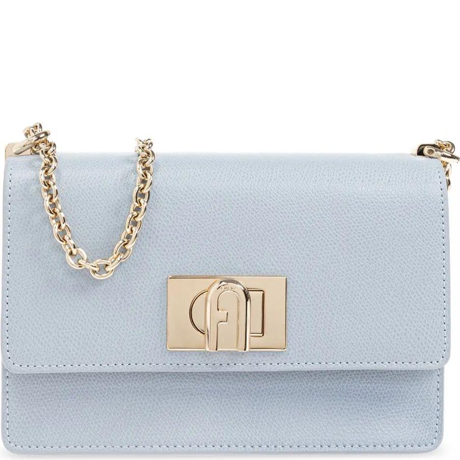 Rankinė per petį moterims, Mėlyna, Furla 1927 mini crossbody