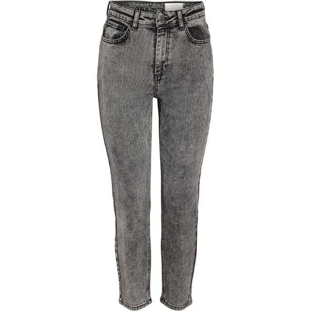 Slim džinsai moterims, Pilka, Moni straight ank acid