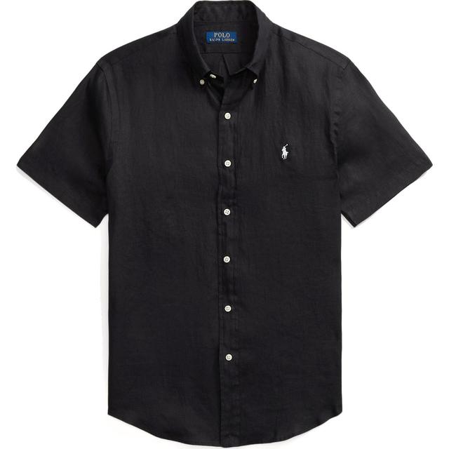 Marškiniai trump. rankovėmis vyrams, Juoda, Short sleeve sport shirt