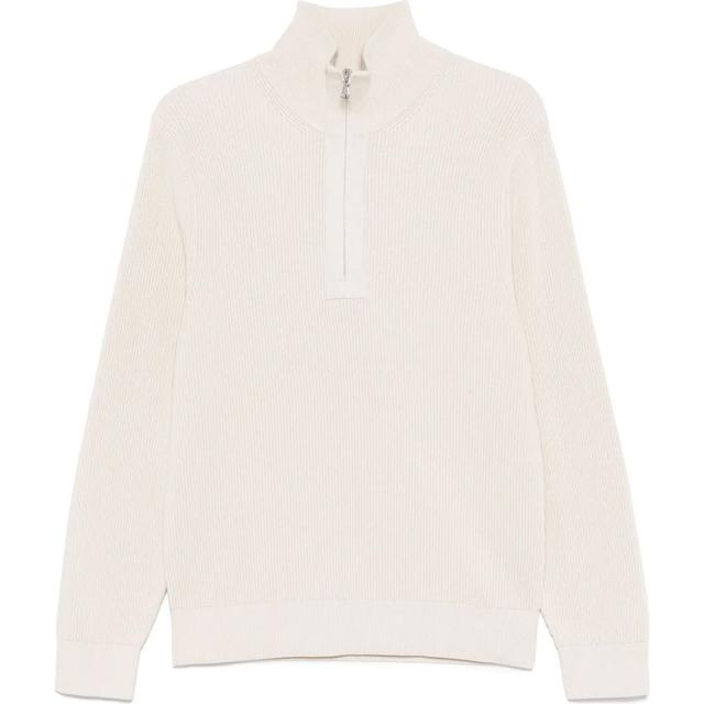 Megztinis vyrams, Smėlio, Alex half zip knitted sweater