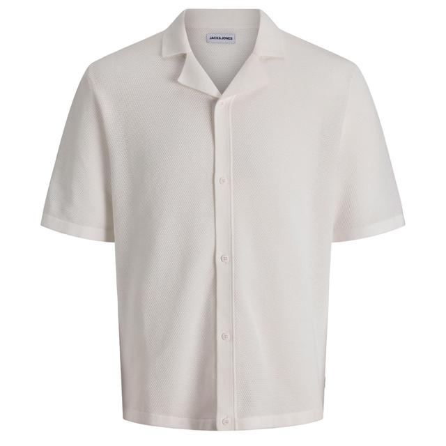 Marškiniai trump. rankovėmis vyrams, Balta, Chris knit