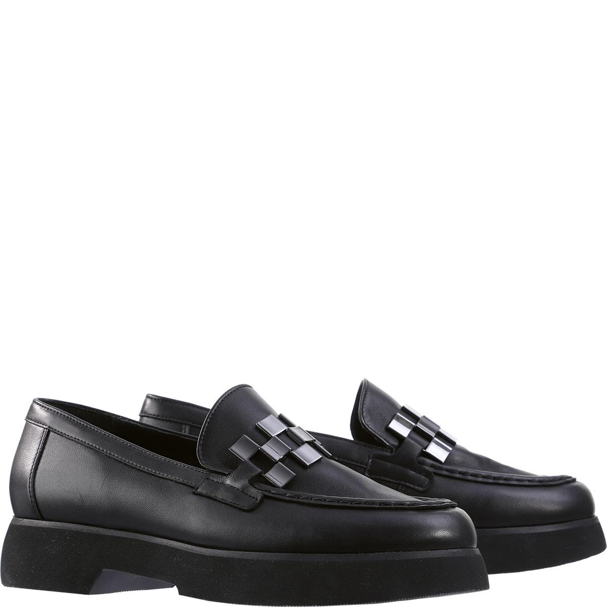 Loaferiai moterims, Juoda, Freddie loafers