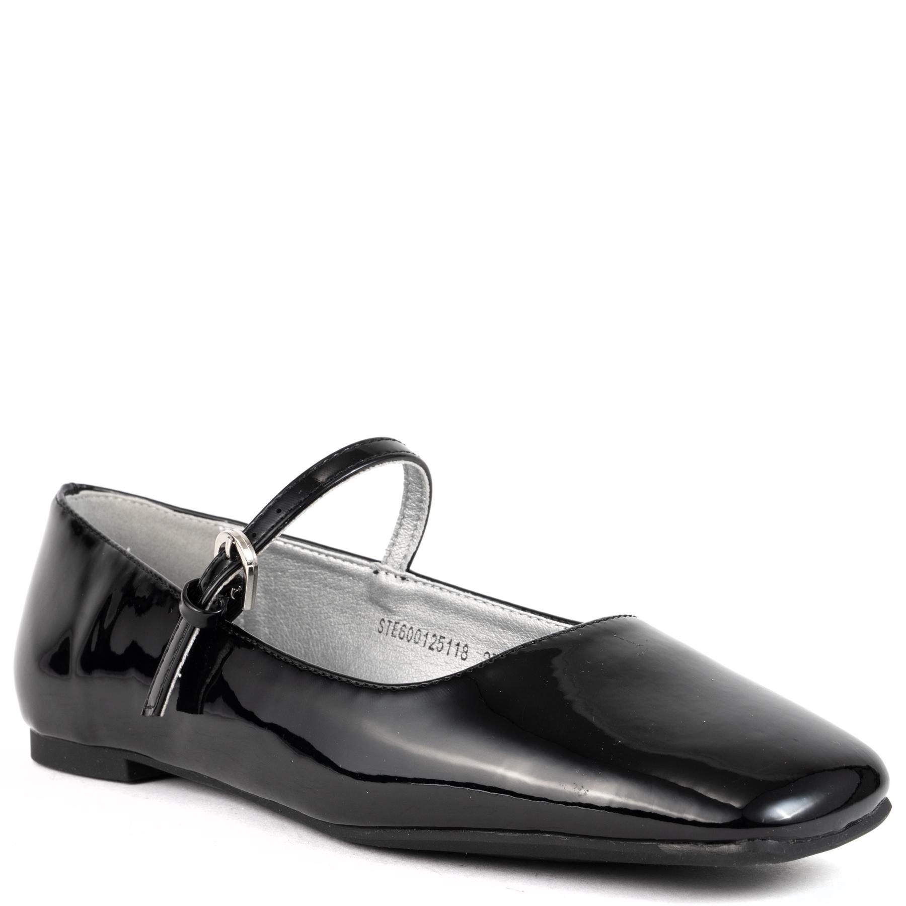 Balerinos moterims, Juoda, Mary Janes ballerinas