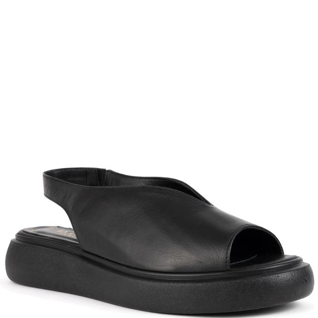 Basutės moterims, Juoda, Sandals