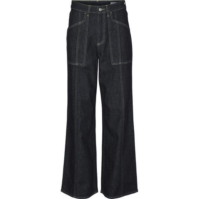 Platūs džinsai moterims, Mėlyna, Kathy wide jeans