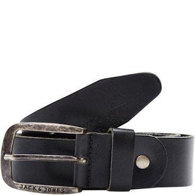 Diržas vyrams, Juoda, JACPAUL LEATHER BELT