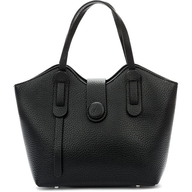 Pirkinių krepšys moterims, Juoda, Tote bag