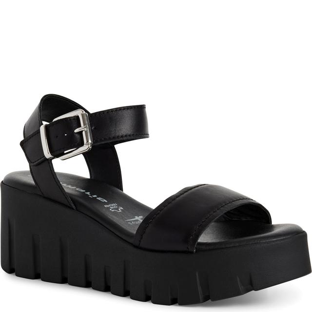 Basutės moterims, Juoda, Sandals