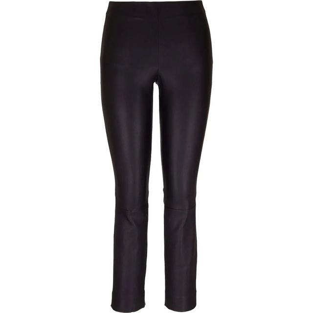 Tamprės moterims, Juoda, Leather legging