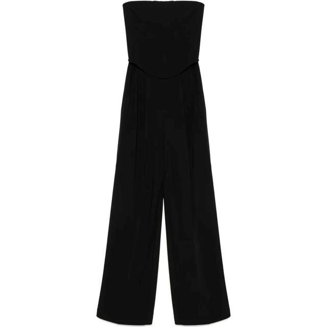 Kombinezonas moterims, Juoda, Strapless jumpsuit
