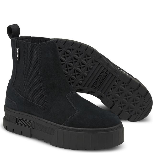 Aulinukai moterims, Juoda, Mayze Chelsea Suede booties