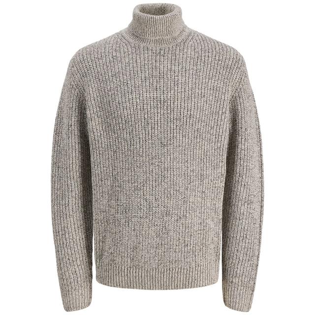 Megztinis su kaklu vyrams, Gray, Bleecker knit roll neck