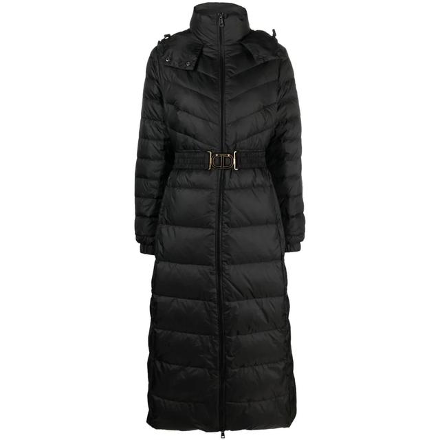 Pūkinis paltas moterims, Juoda, Puffed coat