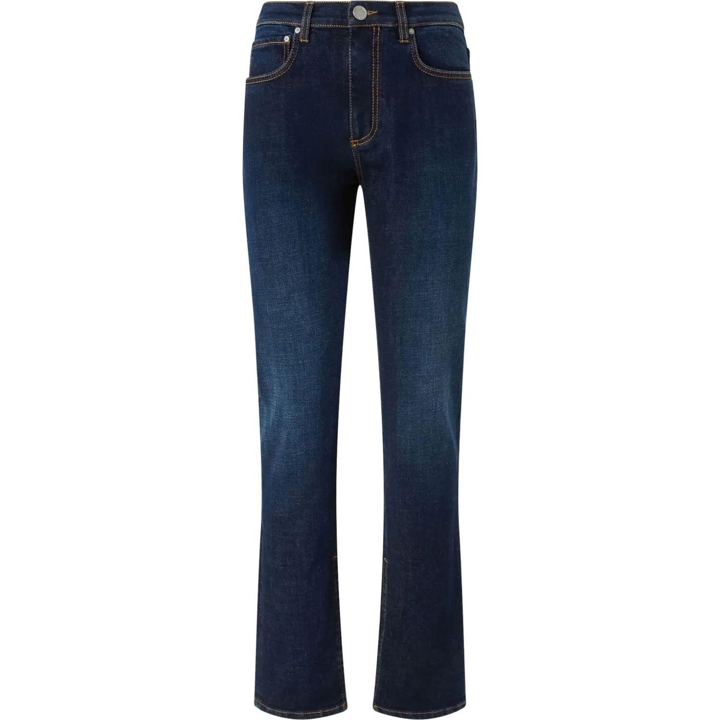 Tiesūs džinsai moterims, Mėlyna, Robin straight split