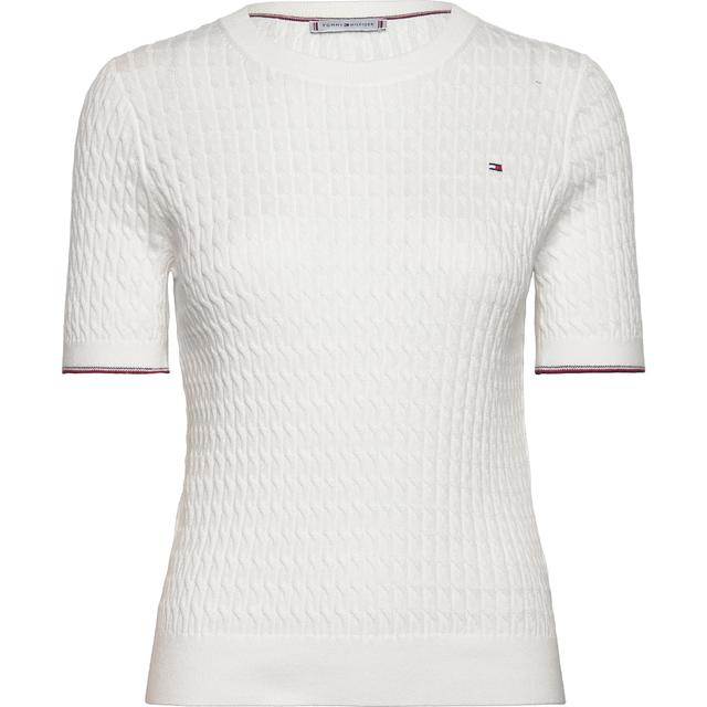 Marškinėliai trump. rankovėmis moterims, Balta, Co cable c-nk ss swt